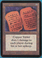 Magic the Gathering Alpha Edition Copper Tablet Lightly Played